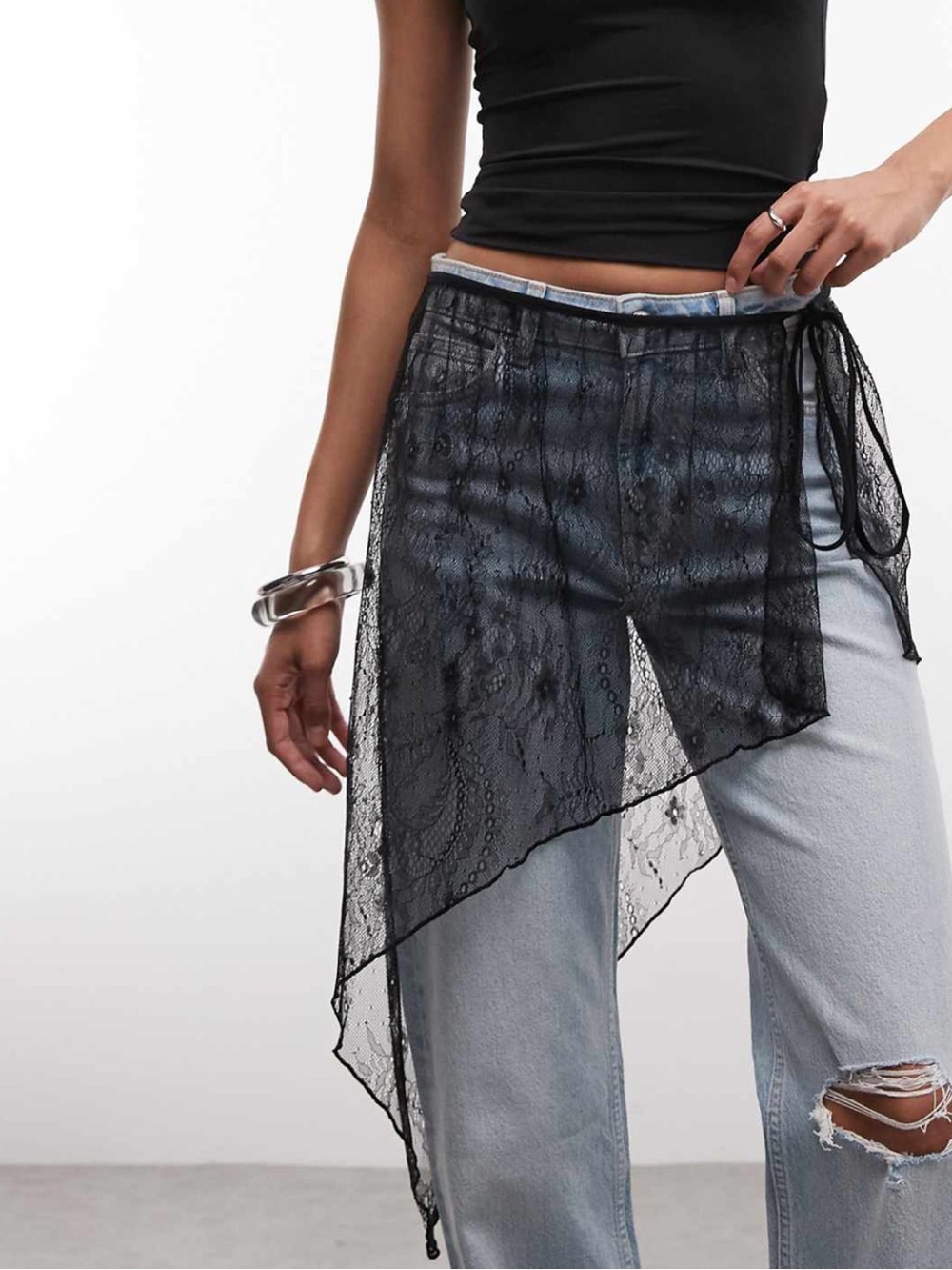 ASOS Noisy May Lace Waist Scarf